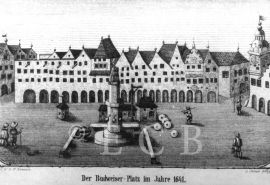 Pranýř: na náměstí Přemysla Otakara II., 1641; podle Kratochwil – Meerwald 1930.