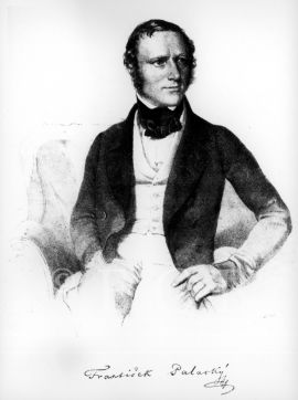 Palacký František, dle podobizny z roku 1843; SOkA.