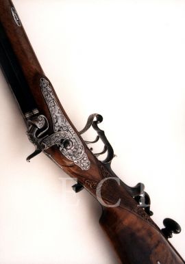 Puškaři: lovecká puška od L. Pfreidtnera, detail; ze sbírek Jihočeského muzea v Českých Budějovicích.