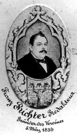 Richter Ernst Franz: z alba zakladatelů spolku Deutsche Liedertafel; SOkA.