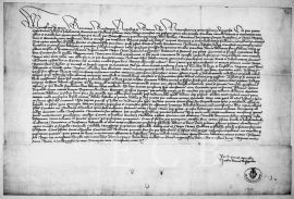 Sladovnictví: Václav IV. potvrzuje privilegiem z 20. 6. 1410 Budějovicím starší výsadu na obchod mezi Rakousy a Čechami a rozšiřuje právo, aby na míli od města nebyly žádné sladovny, pivovary, řemeslníci ani krčmy; SOkA.
