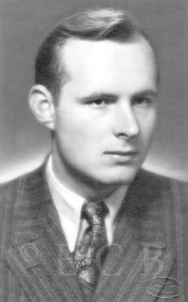 Šimeček Zdeněk: portrétní foto, 2. polovina 50. let 20. století; SOkA.