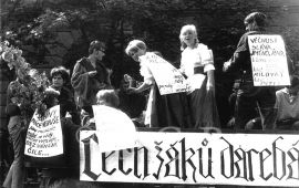 Vysoké školy: Majáles českobudějovických vysokoškoláků z roku 1968, archiv M. Novotného