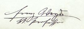 Weyde Franz: vlastnoruční podpis; SOkA.