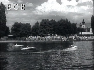1954 – Závody motorových člunů v Českých Budějovicích