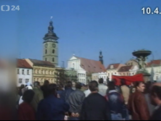 1990 – Demonstrace zaměstnanců slévárny Škoda