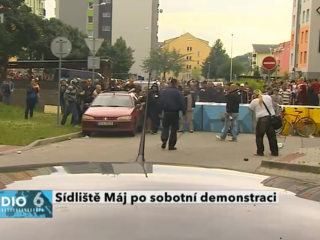 2013 – Demonstrace na sídlišti Máj