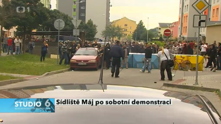 2013 – Demonstrace na sídlišti Máj