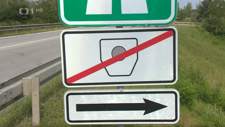 2024 – Dálniční známka na obchvatu města