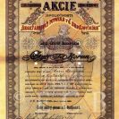 Budějovický Budvar: akcie Českého akciového pivovaru v Českých Budějovicích z roku 1895; podnikový archiv Budějovického Budvaru.