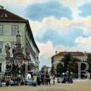Mariánské náměstí: pohled na bývalé Lobkowiczovo náměstí s ústím Riegrovy ulice; sbírka J. Dvořáka.