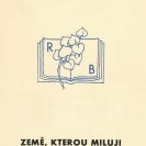 Měšťan Jaromír: titulní list knihy esejů Země, kterou miluji z roku 1938; SOkA.