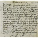 Založení města: nejstarší opis listiny ze 16. století vyhotovené 10. března 1265, v níž Hirzo předává staveniště dominikánům; podle Kovář, Fundatio civitatis, 2015.